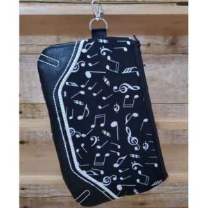 Musical zippered bag