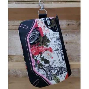 Paris zippered bag